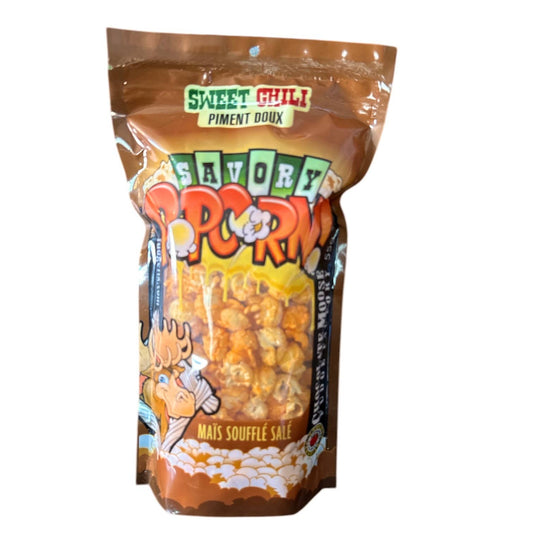 Chocolate Moose Fudge Factory - NEW Savory Popcorn - SWEET CHILLI: 55g