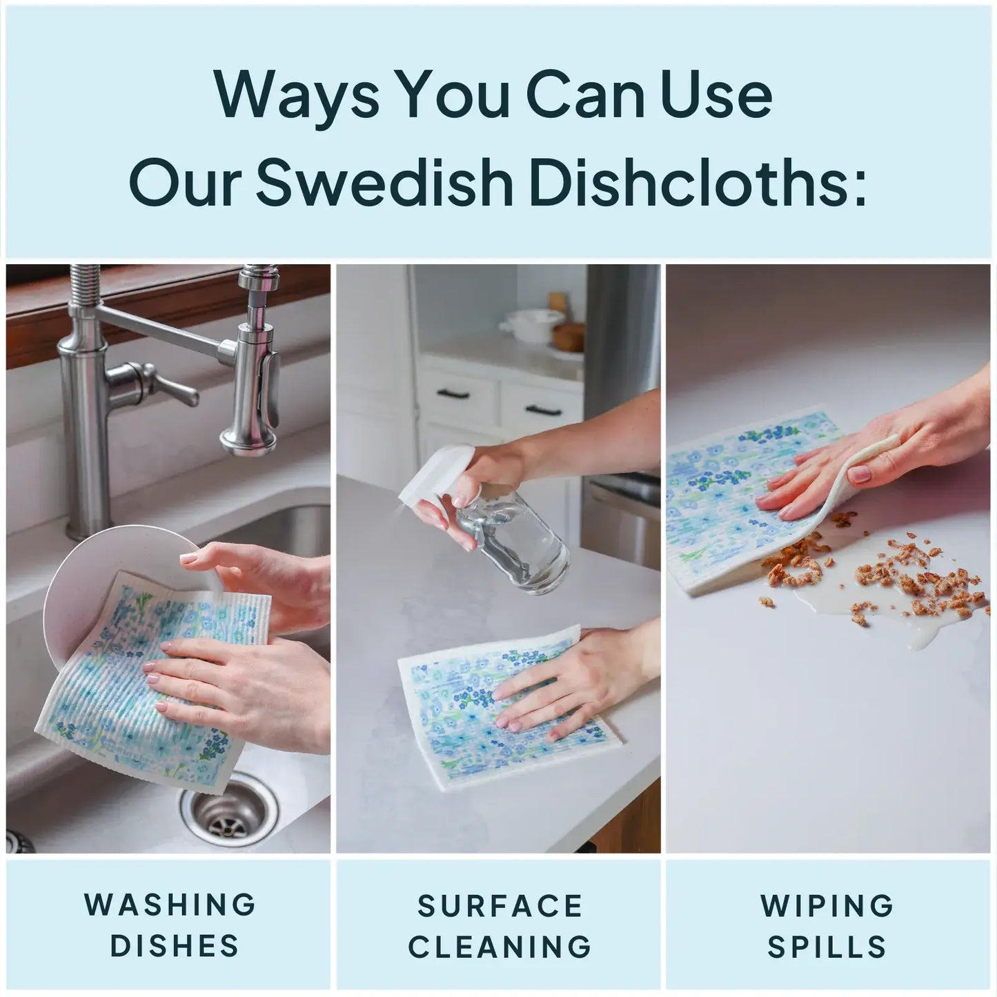 Blueberries - Swedish Dishcloths