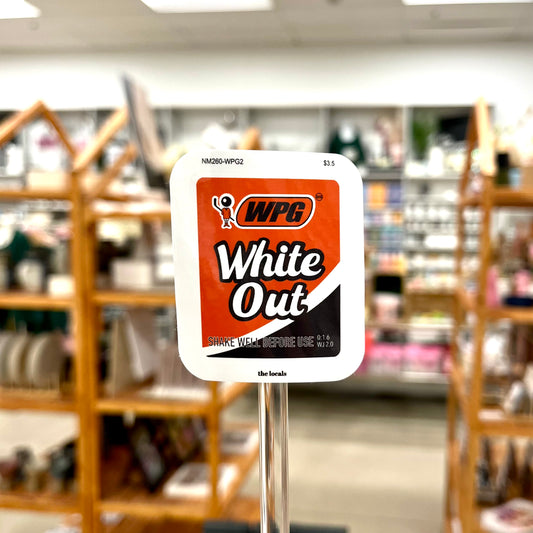 WPG White Out Sticker