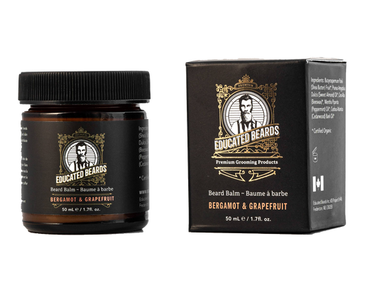 Educated Beards - Bergamot Grapefruit Beard Balm 50ml/1.7fl.oz: 1.7 FL Oz.