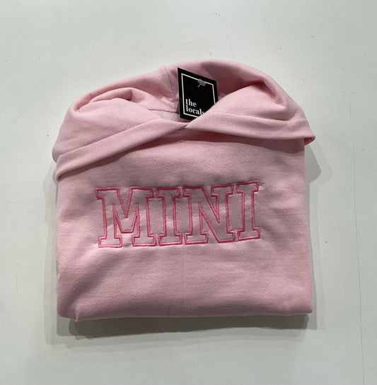 Pink Mini  Kids Hoodie