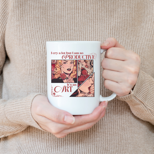 I Cry A Lot Comic Mug