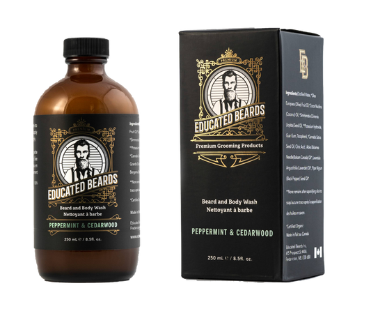 Peppermint Cedarwood Beard Wash (250ml/8.5fl.oz)