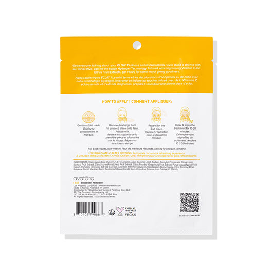 Vitamin C Brightening- Brightening Hydrogel Mask