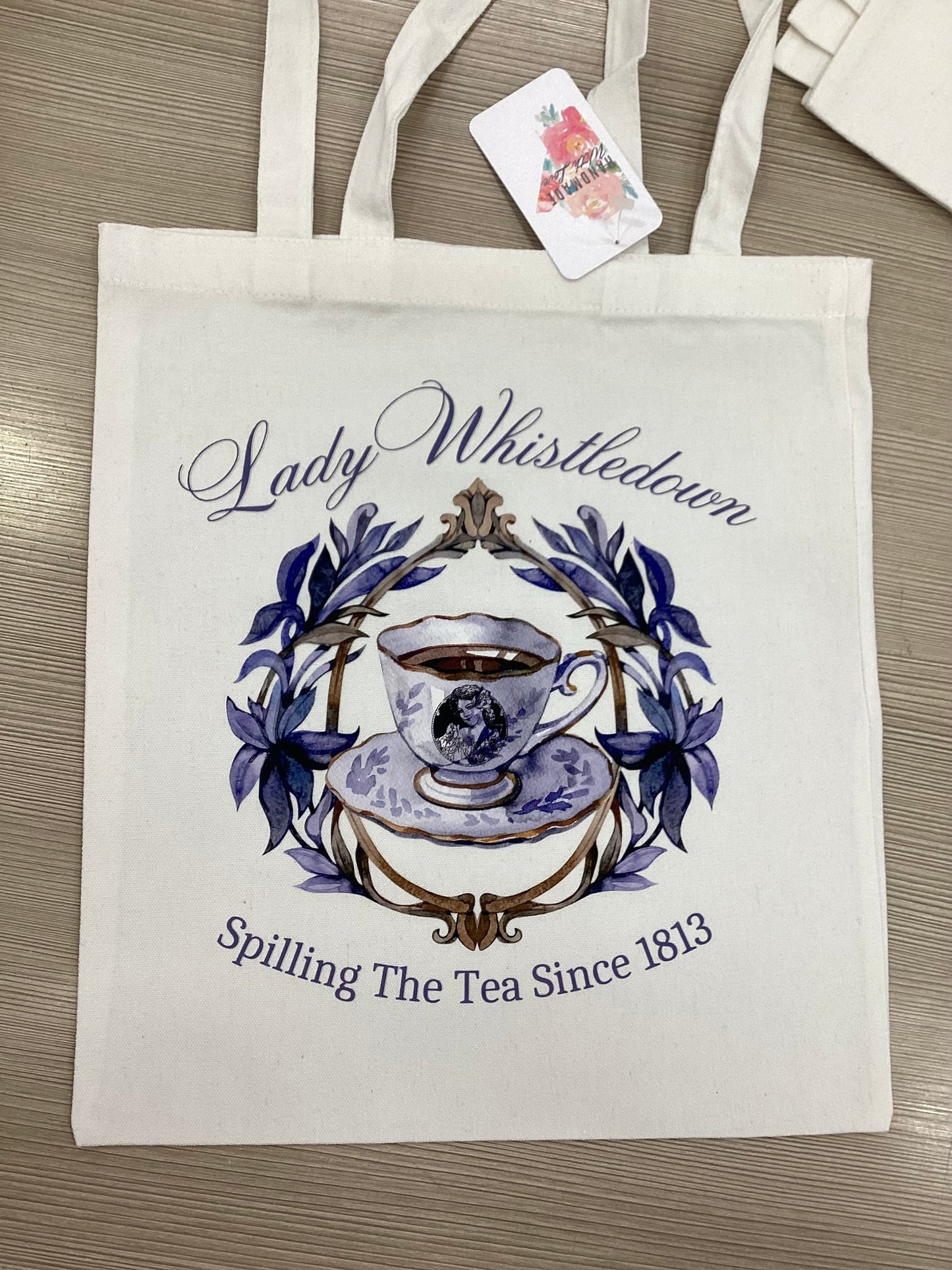 Lady Whistledown Tote Bag