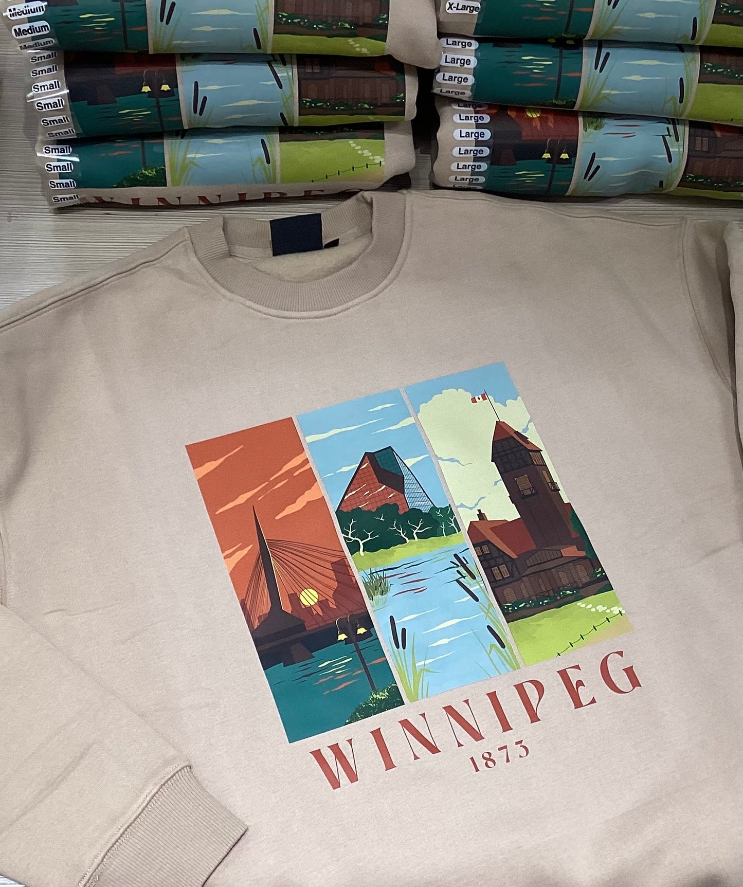 Winnipeg Trio Crewneck