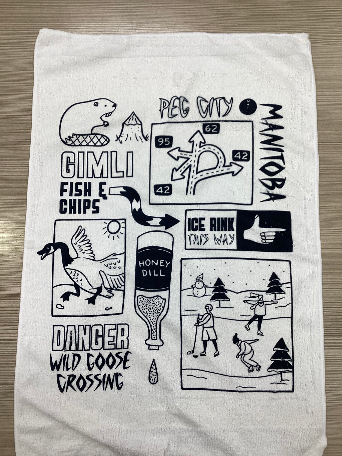 Peg City Gimli - Tea Towel
