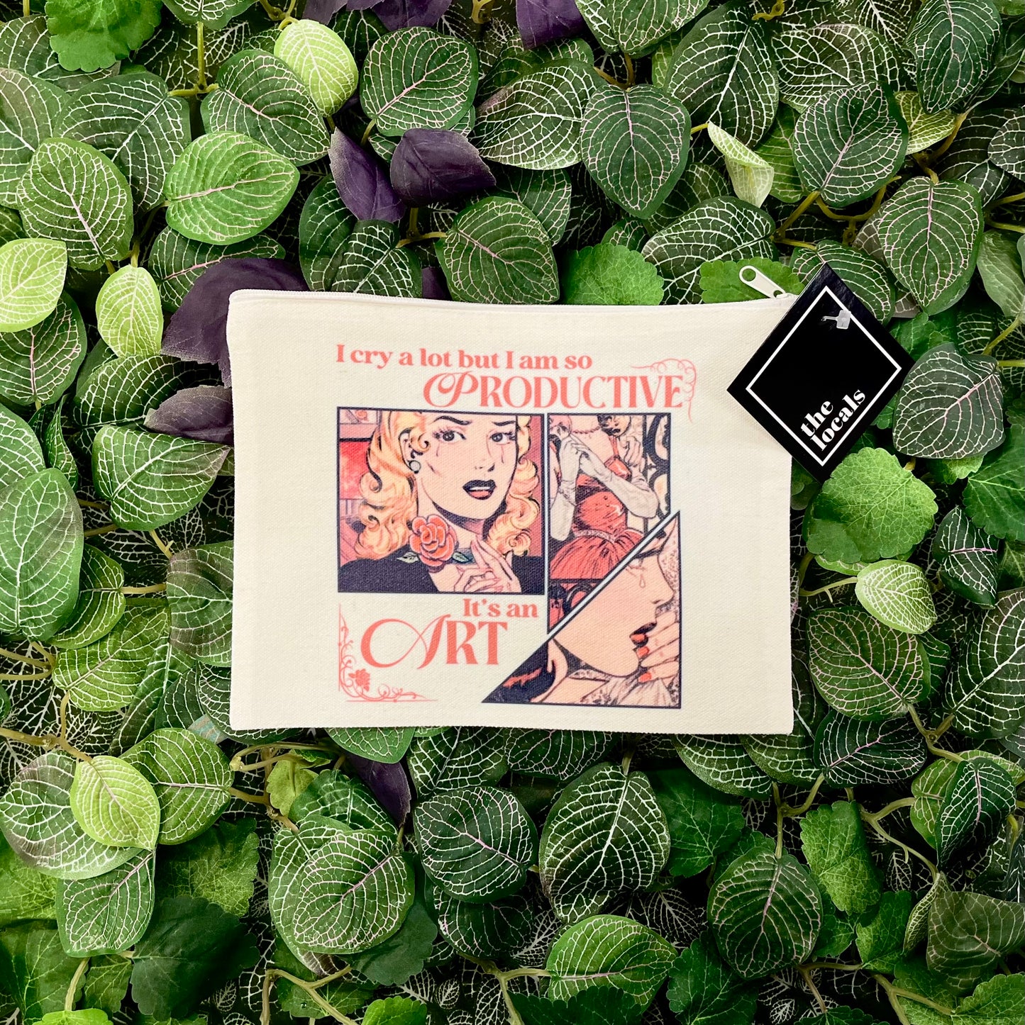 I Cry A Lot Comic - Makeup Bag