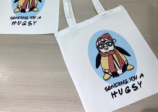 Sending you a Hugsy Tote bag