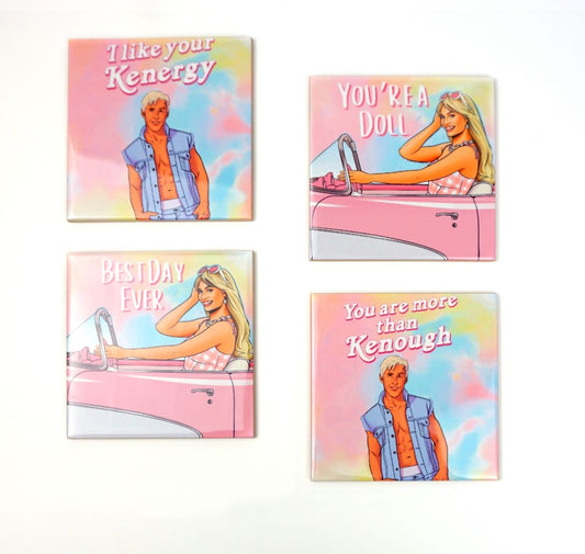 Barbie & Ken Coasters