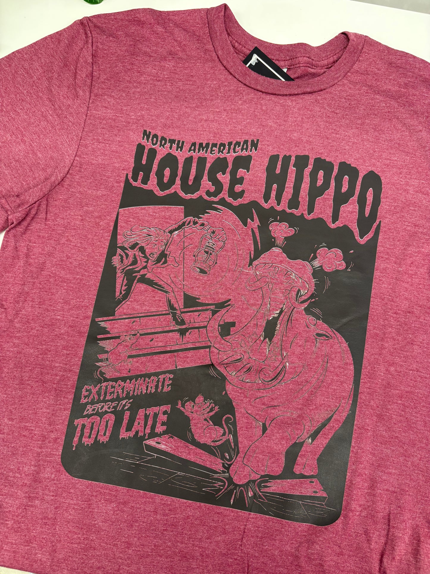 House Hippo Red T-Shirt