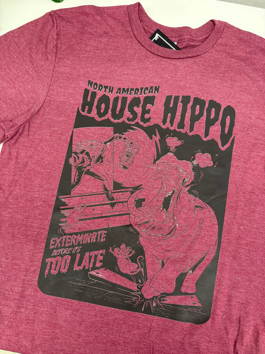 House Hippo Red T-Shirt