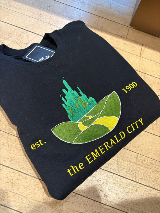 the EMERALD CITY crewneck sweater