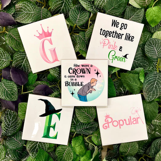 Elphie & Glinda Coasters