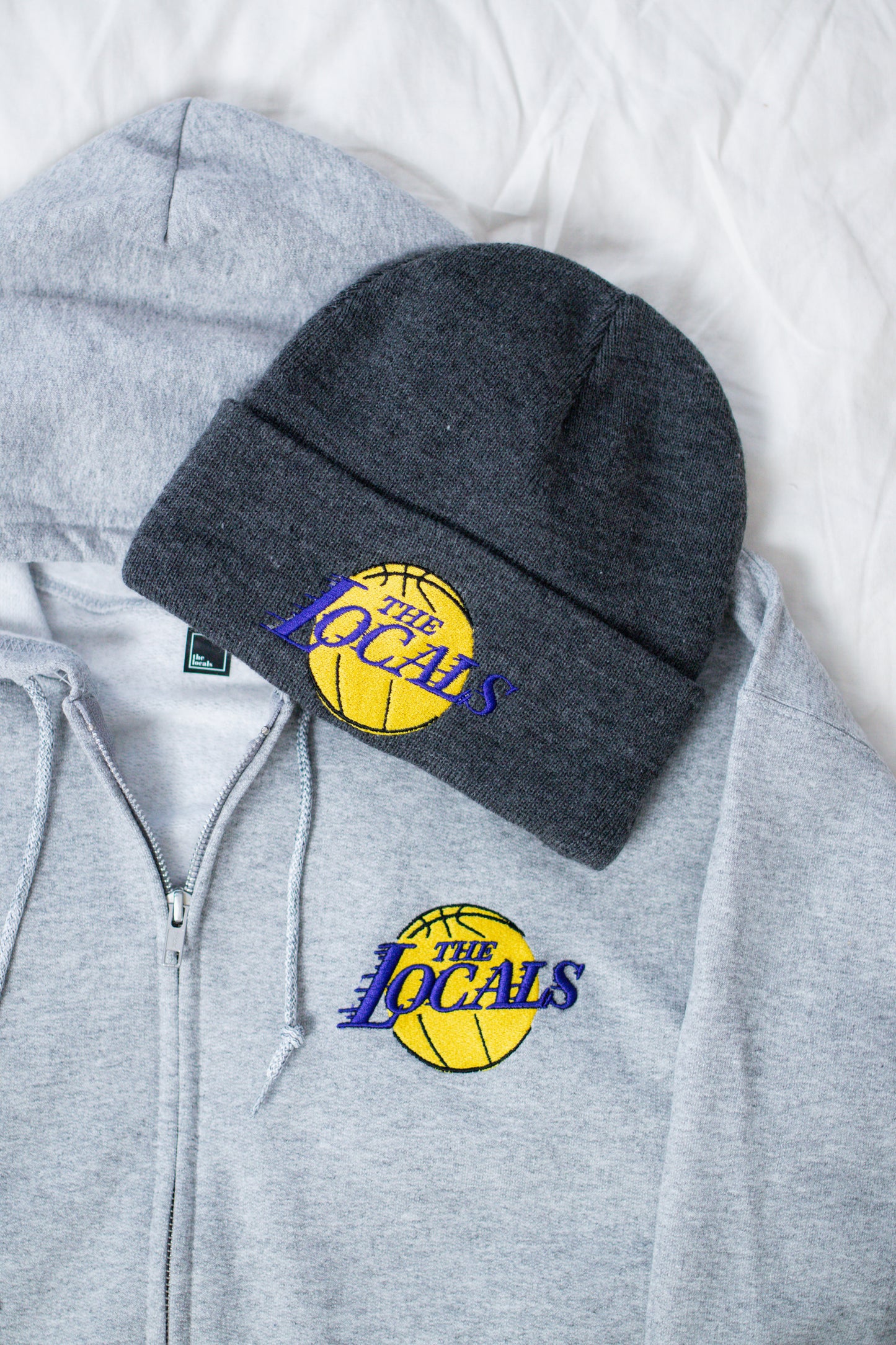 The Locals Basketball Zip-Up Hoodie