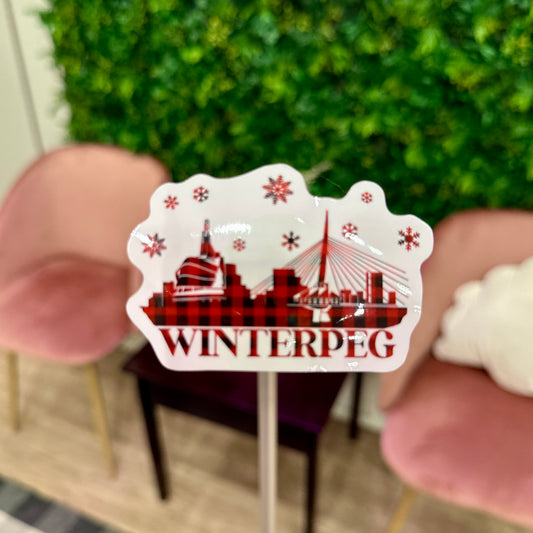 Winterpeg Sticker (Flannel Edition)