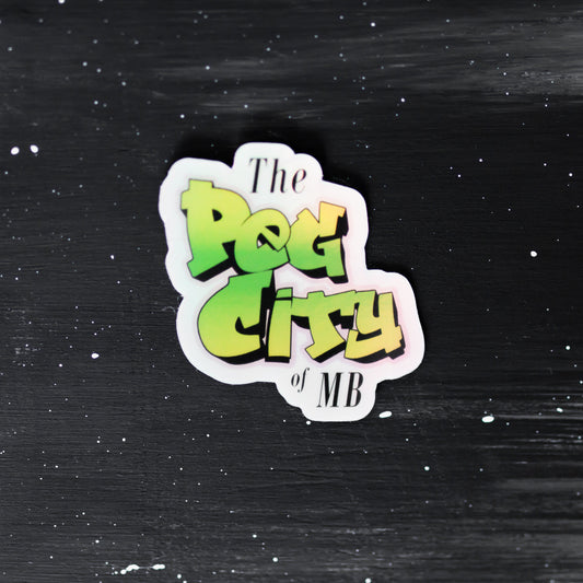 Peg City Sticker - Non-Holo