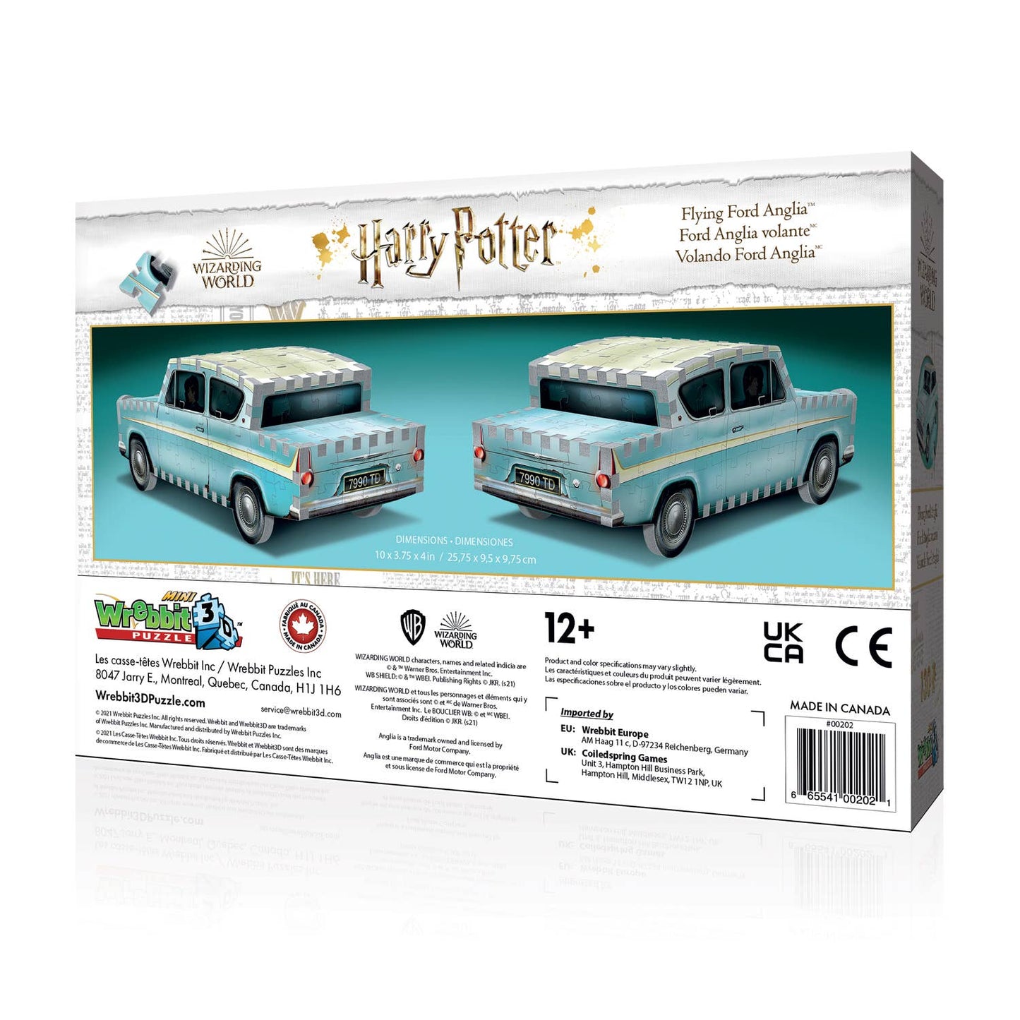 Flying Ford Anglia™ - Mini 3D Puzzle
