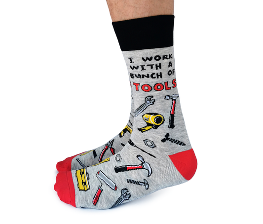 Tool Time Socks- M/L (Men)
