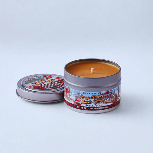 Seracon - Maple Syrup Candle in Super Mini Travel Tin (COTTON) SILVER