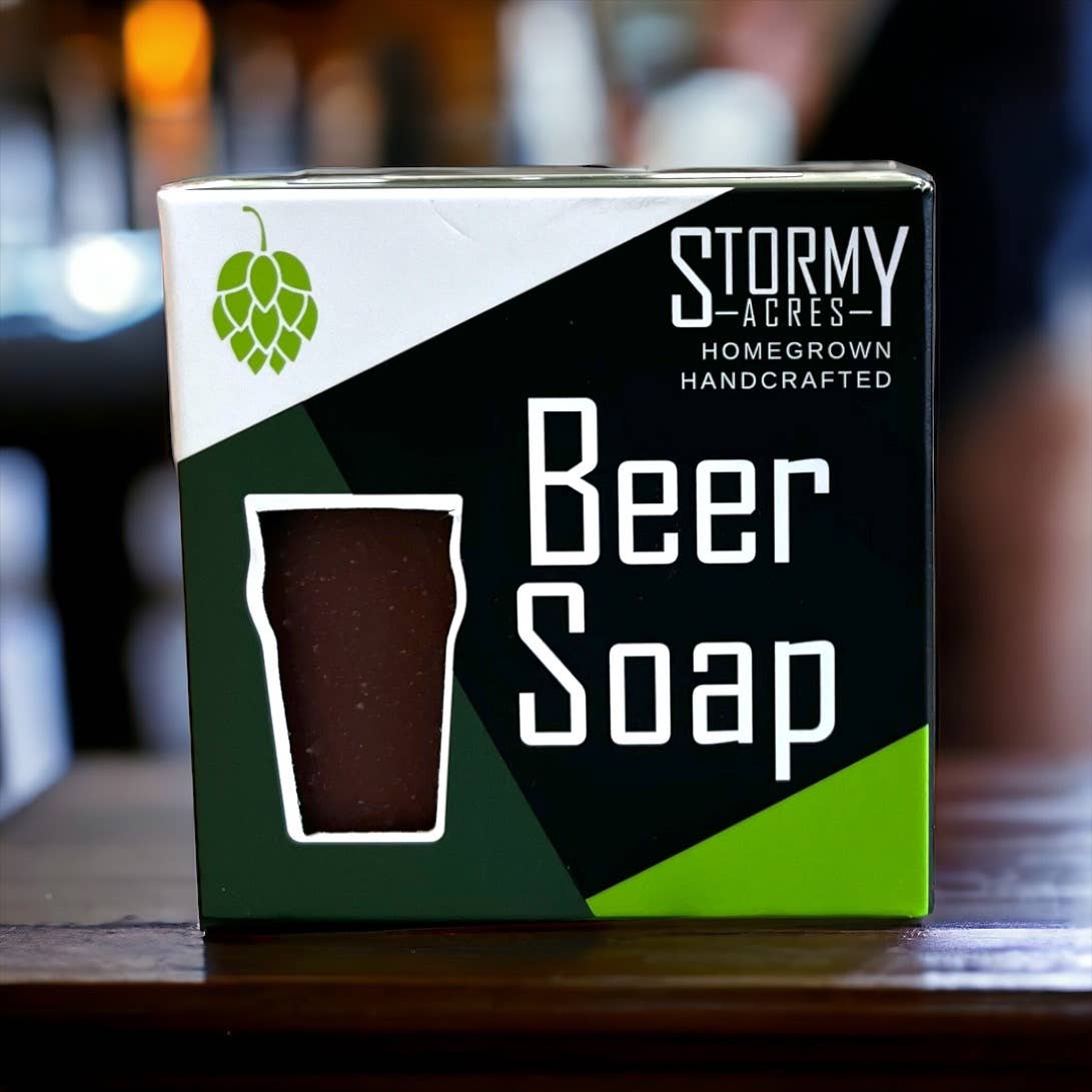 Beer Soap - Coffee Stout Men's Natural Bar Soap