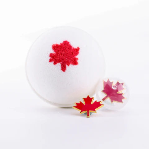 Canadian Pride Pin Surprise Bath Bomb