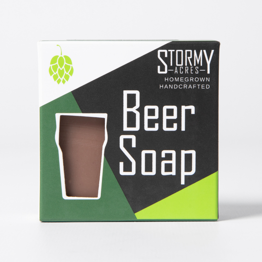 Beer Soap - Barrel Aged Brown Ale Soap - Men's Natural Soap