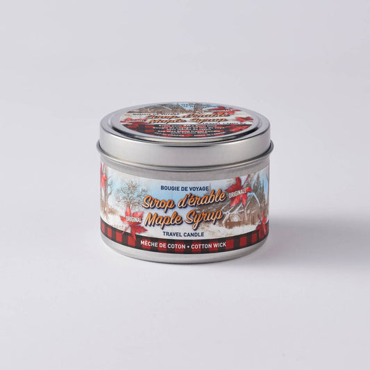 Seracon - Maple Syrup Candle in Super Mini Travel Tin (COTTON) SILVER