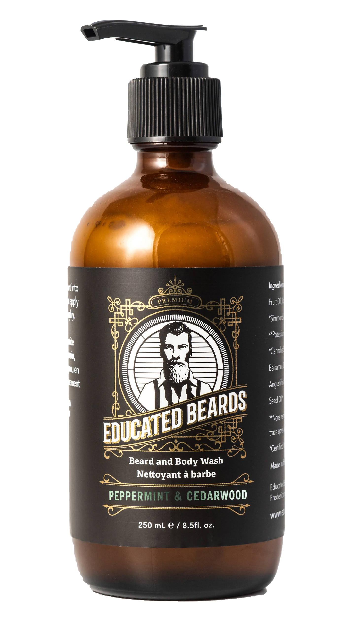 Peppermint Cedarwood Beard Wash (250ml/8.5fl.oz)