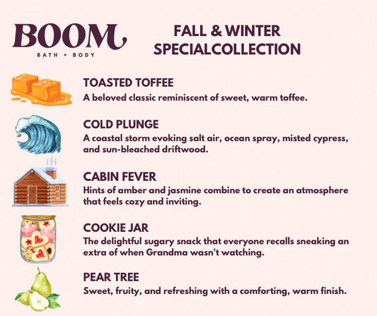 Fall & Winter Seasonal Collection Bath Bomb Pack