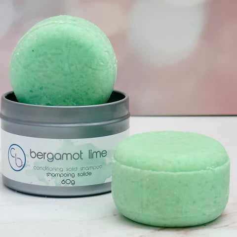 Conditioning shampoo bar with storage tin