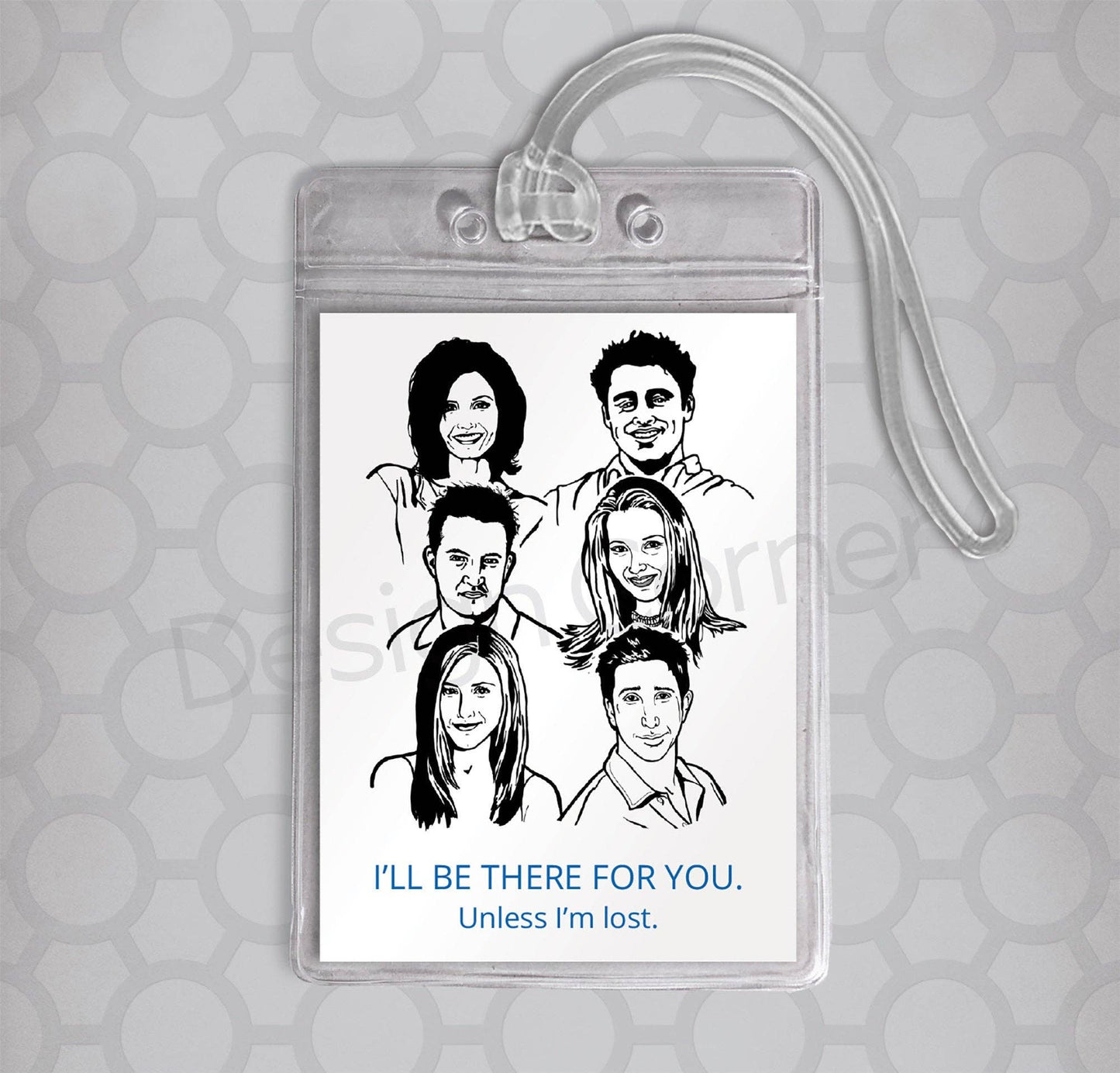 Friends Luggage Tag