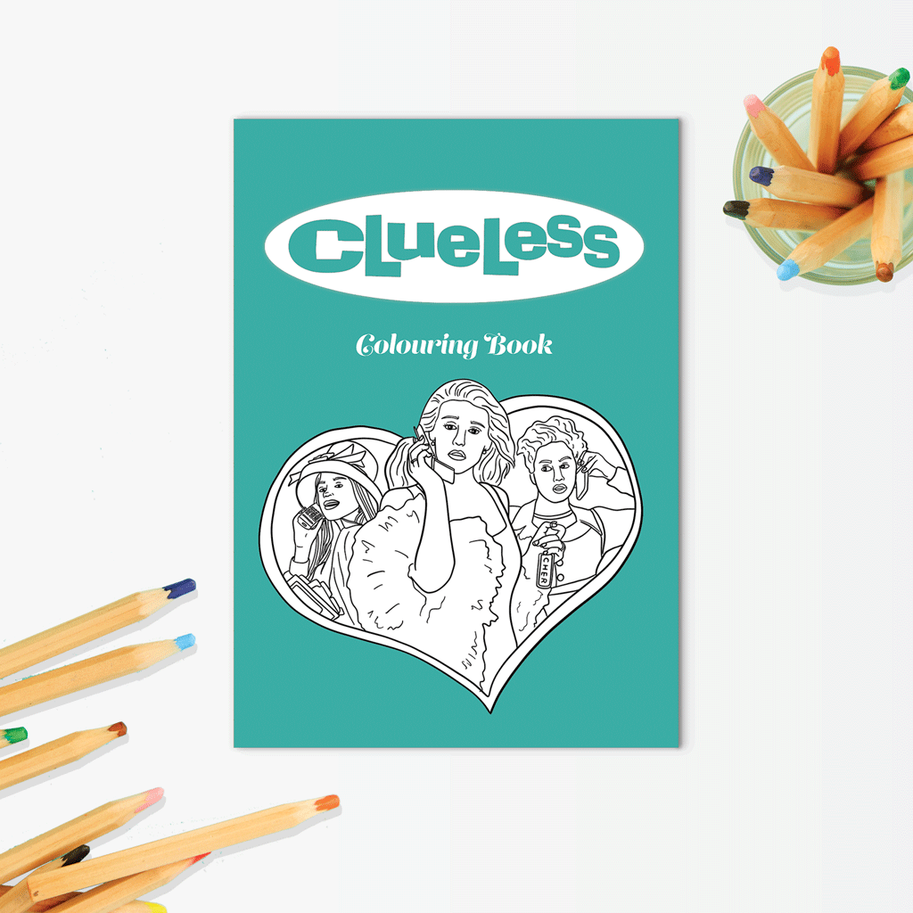 Clueless Colouring Book