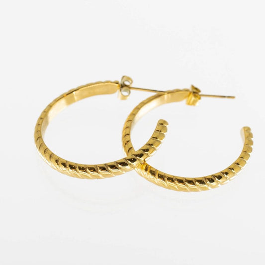 Corde Hoop Earrings