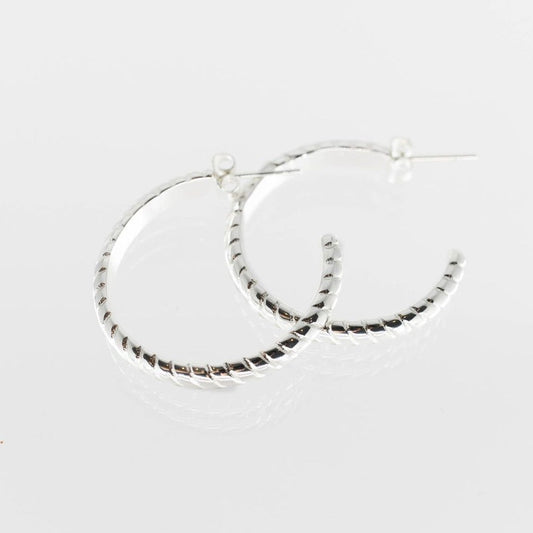 Corde Hoop Earrings