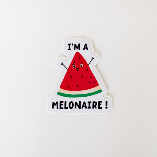 I’m A Melonaire! Sticker