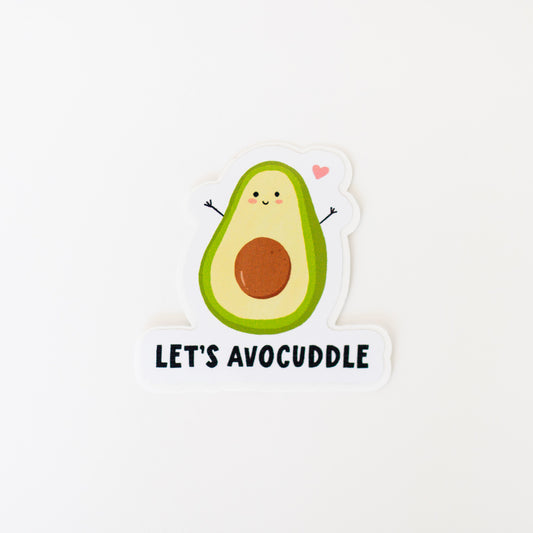 Let’s Avocuddle Sticker