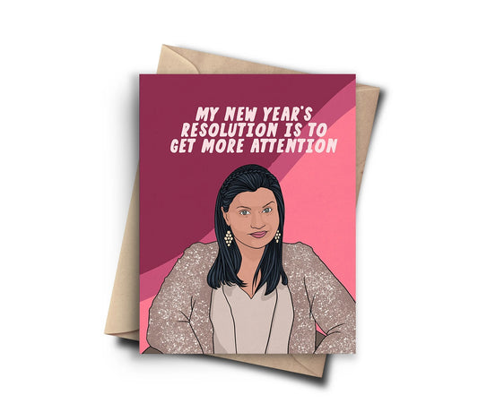 My New Year's Resolution Card