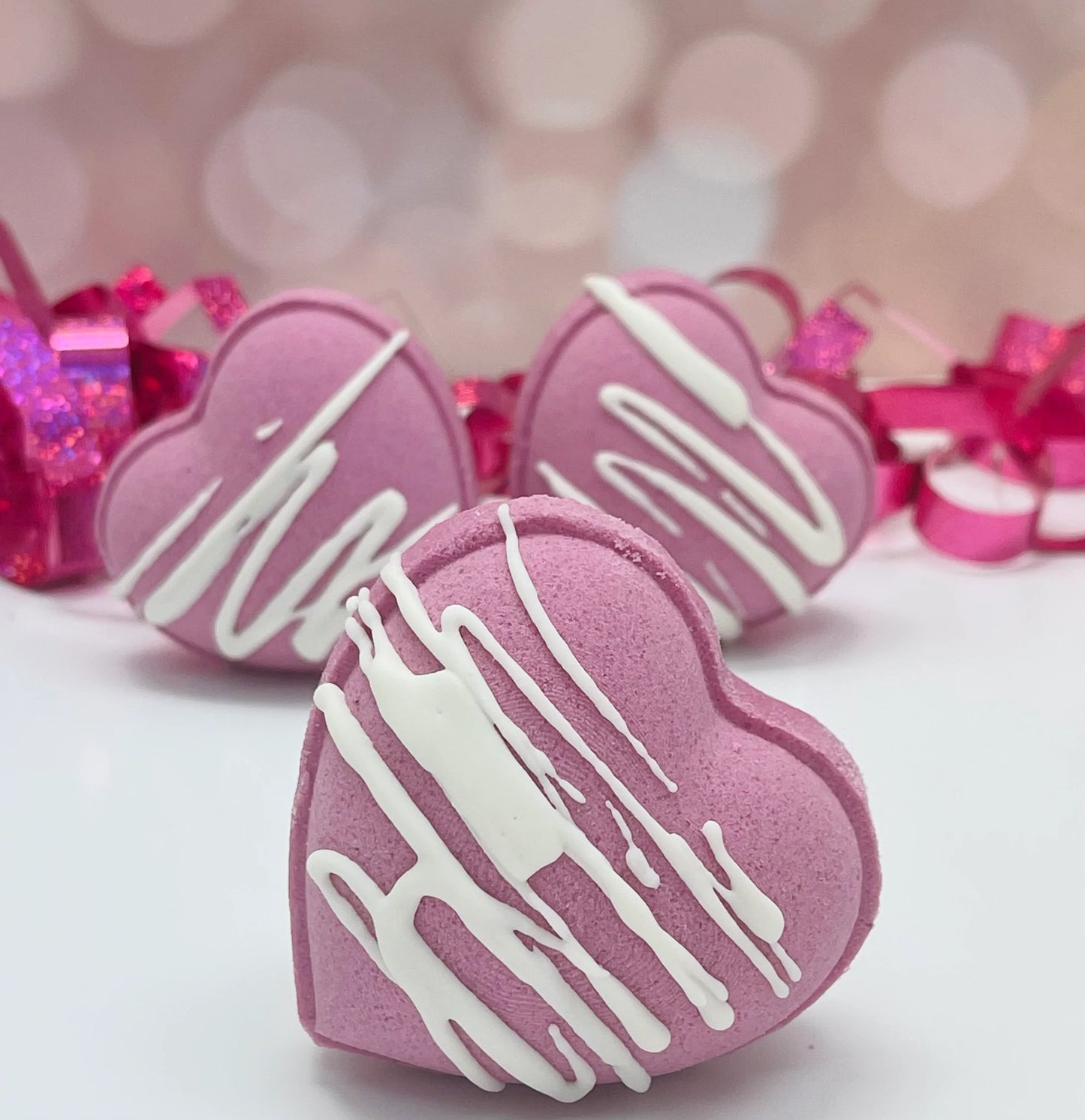 Black Cherry Merlot Heart Bath Bomb