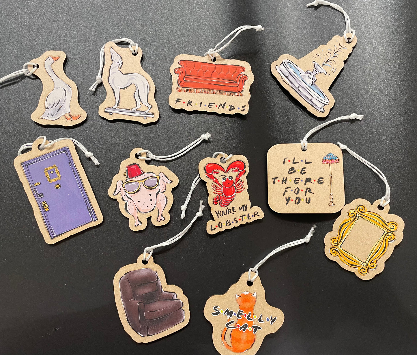 F.R.I.E.N.D.S Wooden Ornaments