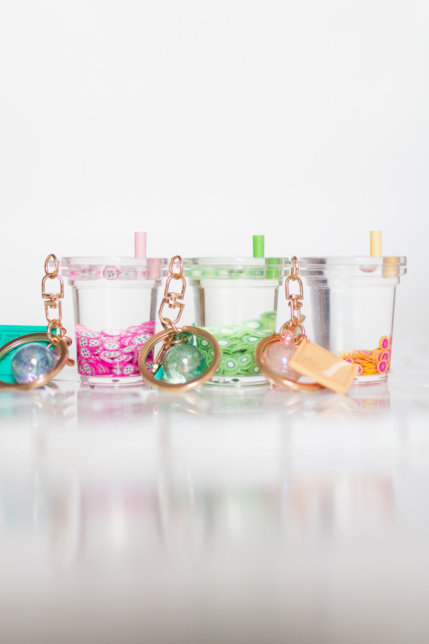 Local Mini Bubble Tea Keychain