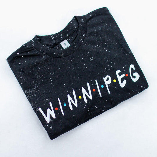 Winnipeg Friends Black T-shirt