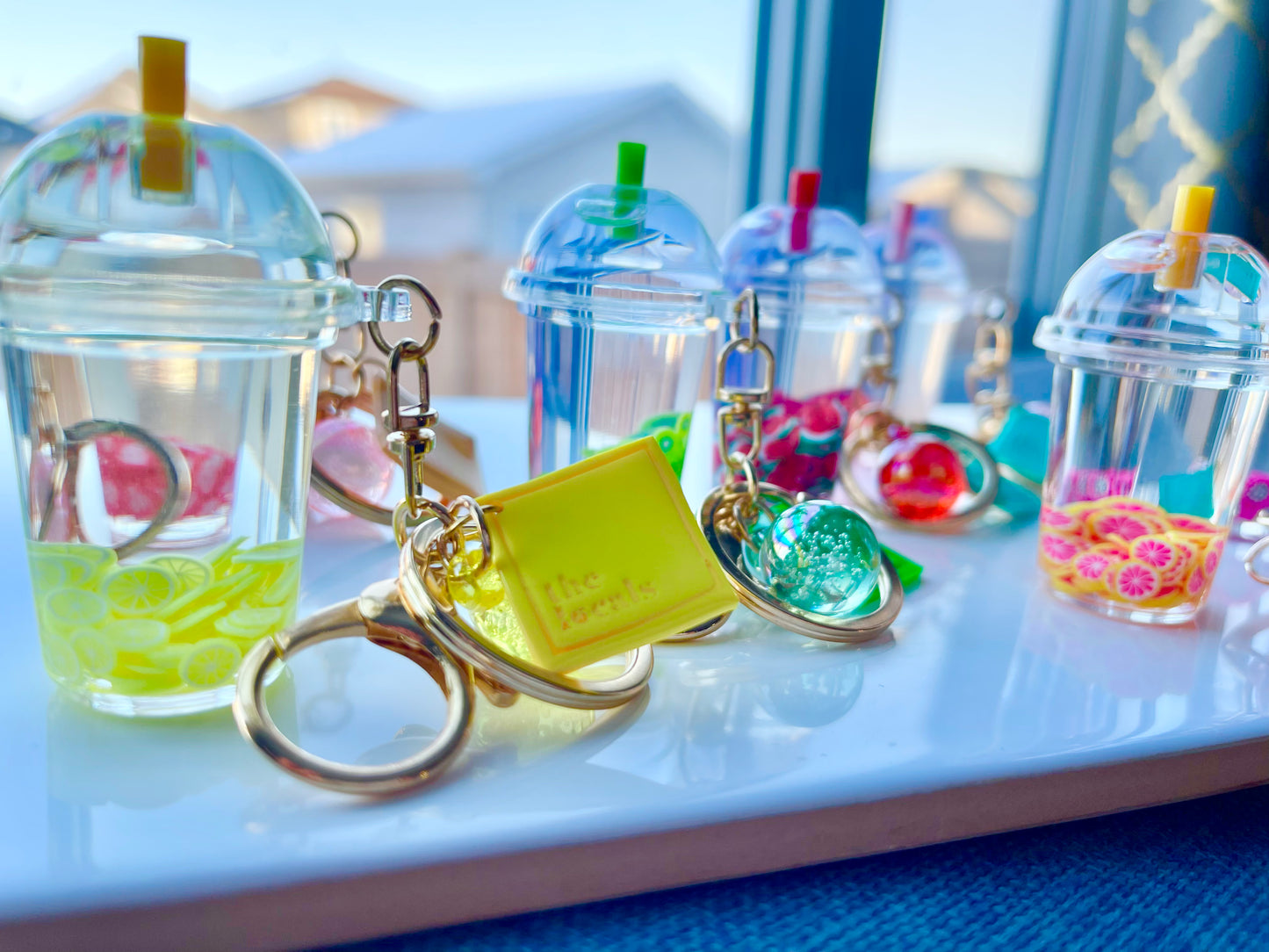 Local Mini Bubble Tea Keychain