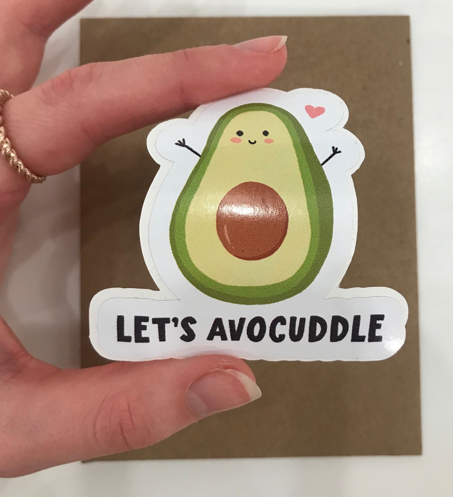Let’s Avocuddle Sticker