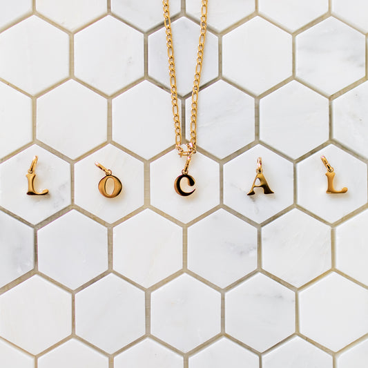 Park and Buzz  Alphabet Necklace Charms