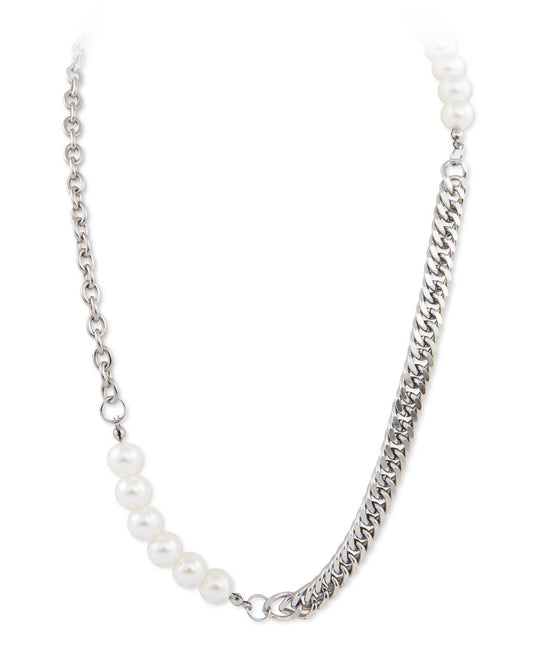 Silver Pearl Necklace
